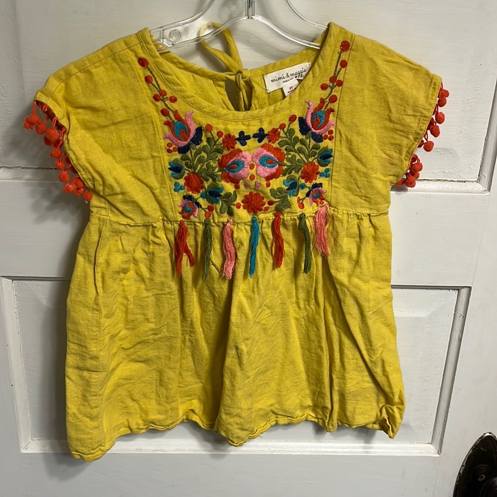 Mimi and Maggie embroidered dress. Size 3T
